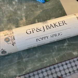 Anthropologie Poppy Sprig Small Print Floral Wallpaper